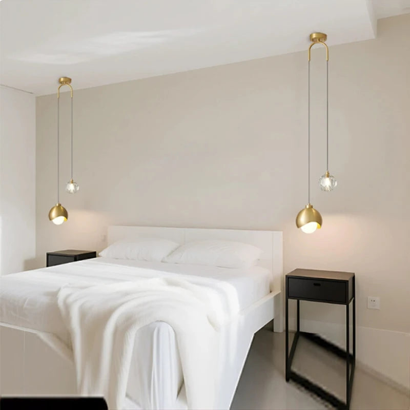 DecorBites™ Pendant Lamp Glass Ball LED Chandelier