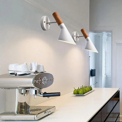DecorBites™ Industrial LED Wall Sconce Iron Bedside Lamp Retro Loft Indoor Lighting