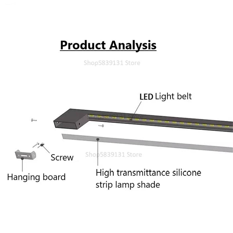 DecorBites™ Linear LED Wall Lamp - Modern Nordic Style Home Decor Lighting