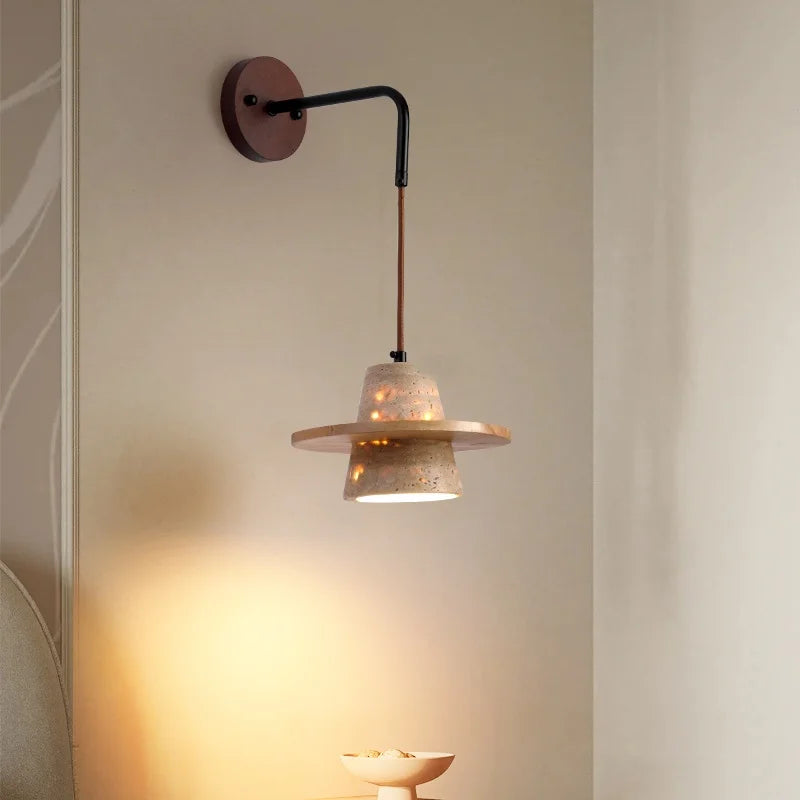 DecorBites™ LED Wall Lights Modern Pull Chain Switch Bedside Lamp Wandlamp