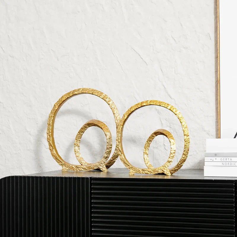 Golden Circle Resin Figurines
