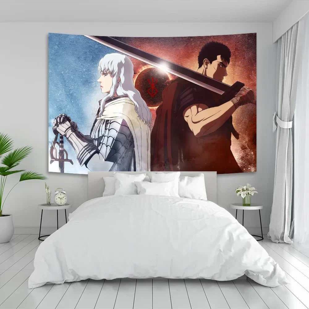 DecorBites™ Berserk Sacrifice Tapestry Hanging for Home, Bar, Cafe | Aesthetic Wall Decor