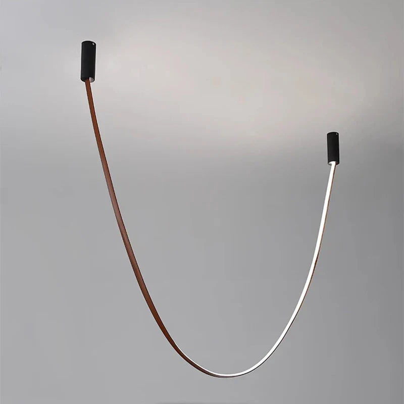 Leather Minimalist Chandelier