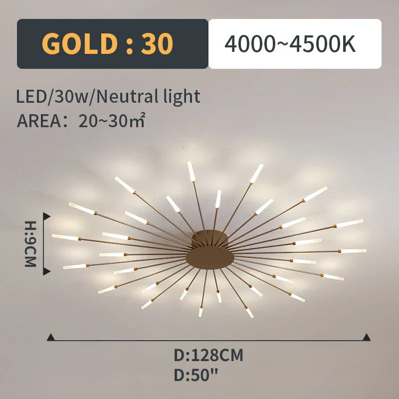 LED Fireworks Pendant Lamp