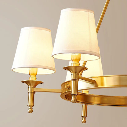 DecorBites™ Copper American Chandelier: Luxury Modern Living Room, Dining Room, Bedroom Light