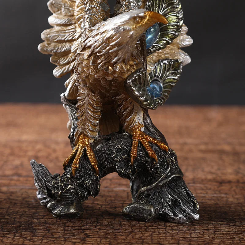 Gold Eagle Resin Figurines