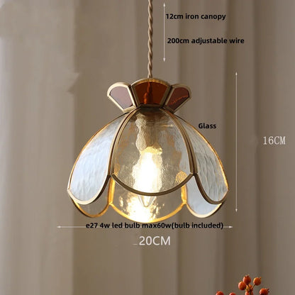 DecorBites™ Crown Diamond Glass Pendant Lamp, LED Modern Hanging Light