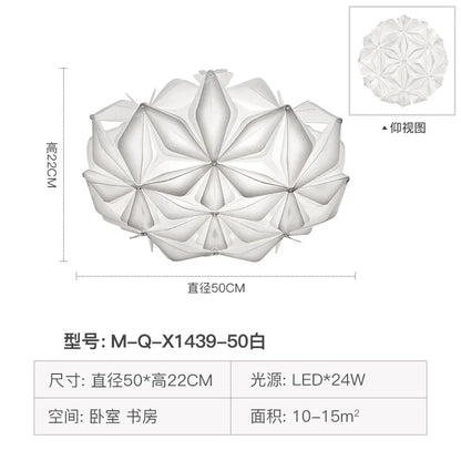 DecorBites™ Geometric Italian Design Ceiling Light for Romantic Dining Room & Living Room