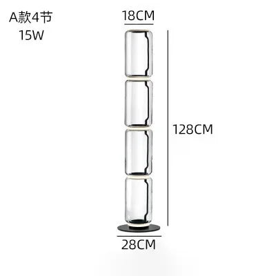 Glass Nordic Floor Lamp