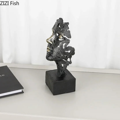 DecorBites™ Creative Thinker Modern Sculpture Decor Ornament for Desk and Room Aesthetics