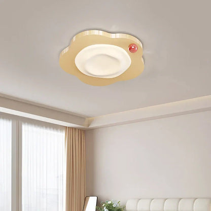 DecorBites™ Cream LED Ceiling Light for Bedroom & Living Room décor