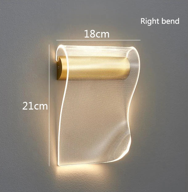 Acrylic Book Wall Lamp