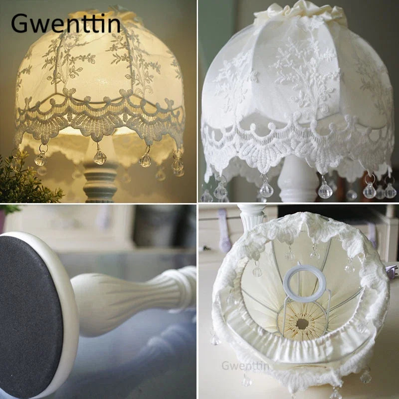 Lace Fabric Table Lamp