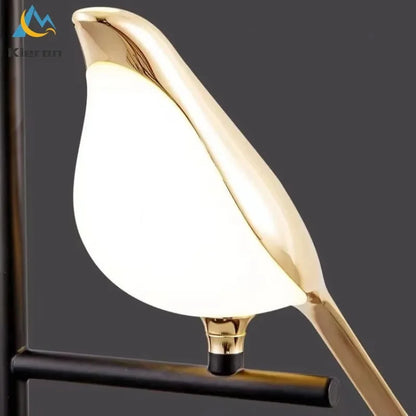 DecorBites™ Crow LED Floor Lamp - Nordic Minimalist Magpie Bird Table Light