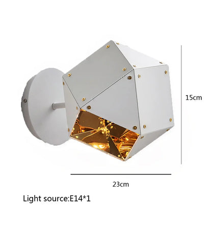 DecorBites™ Cube LED Pendant Light: Art Deco Hanging Lamp for All-Match Style