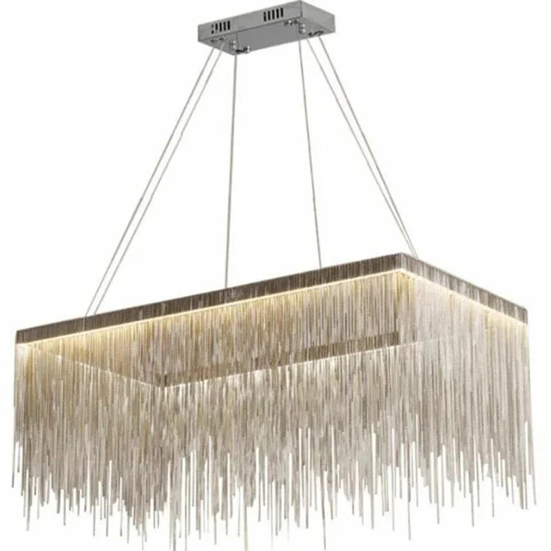 Aluminum Waterfall Pendant Light