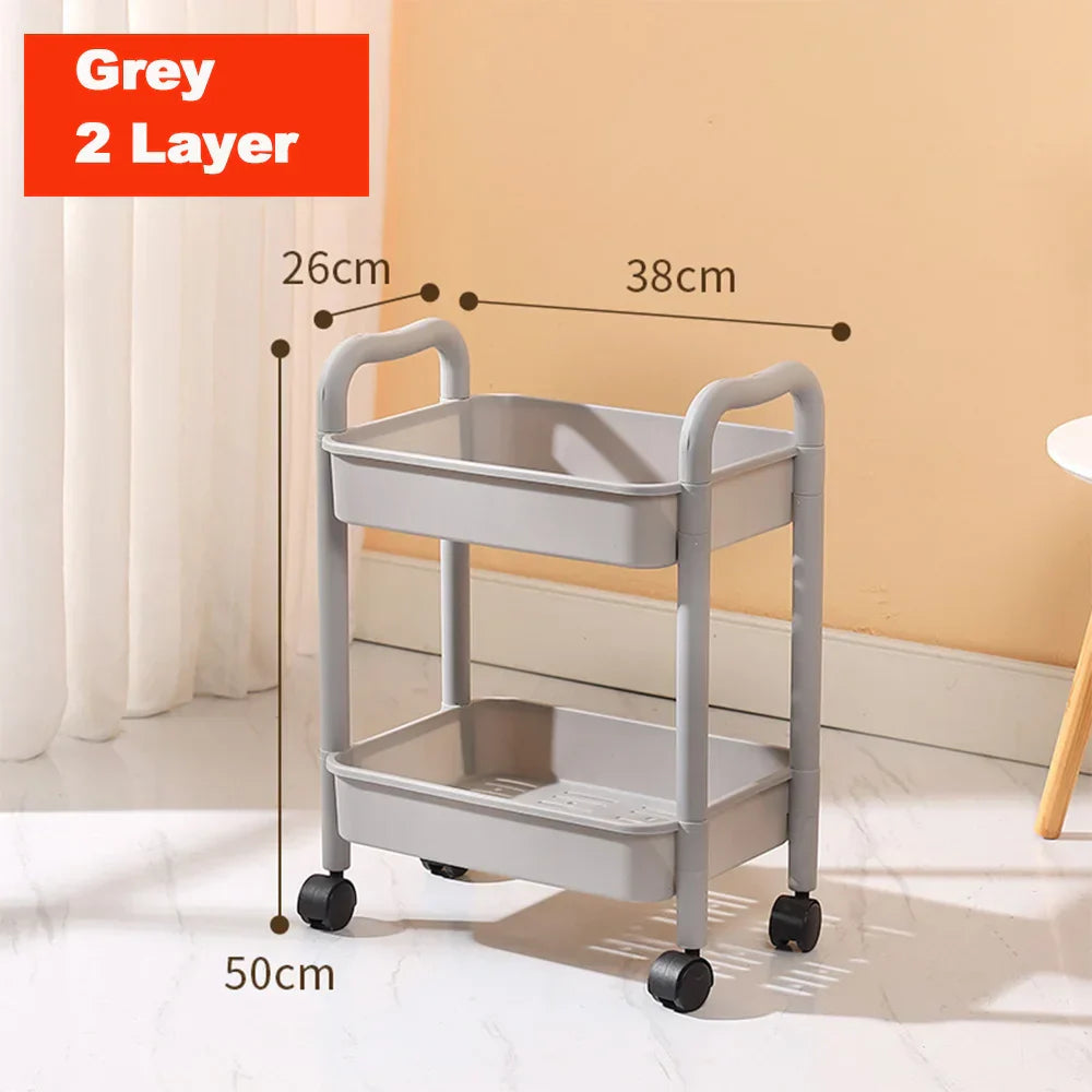 Metal Rolling Storage Cart