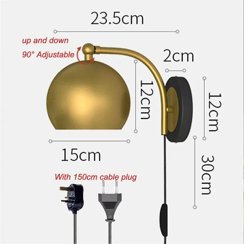 Gold Vintage Wall Sconce