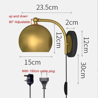 Gold Vintage Wall Sconce