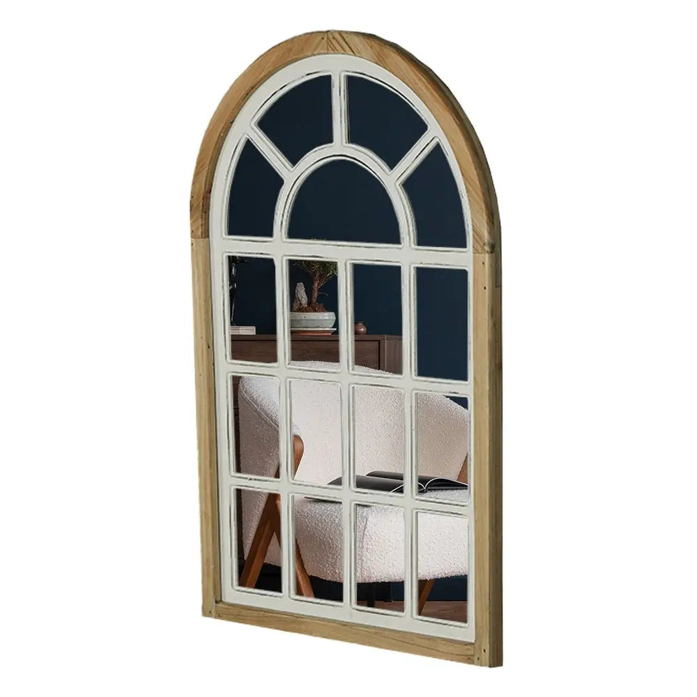 Wooden Gothic Wall Mirror