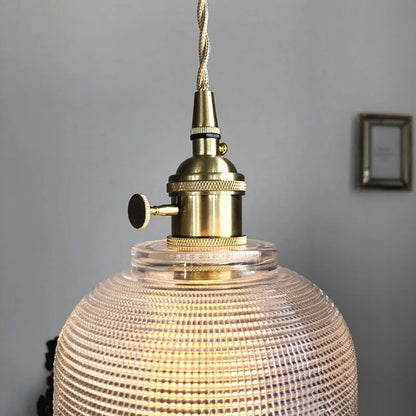 DecorBites™ Glass LED Pendant Light Fixture for Modern Home Decor
