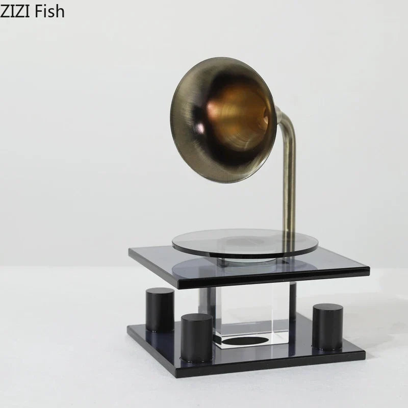 DecorBites™ Crystal Music Equipment Model Ornament Decor - Modern Desk Artwork