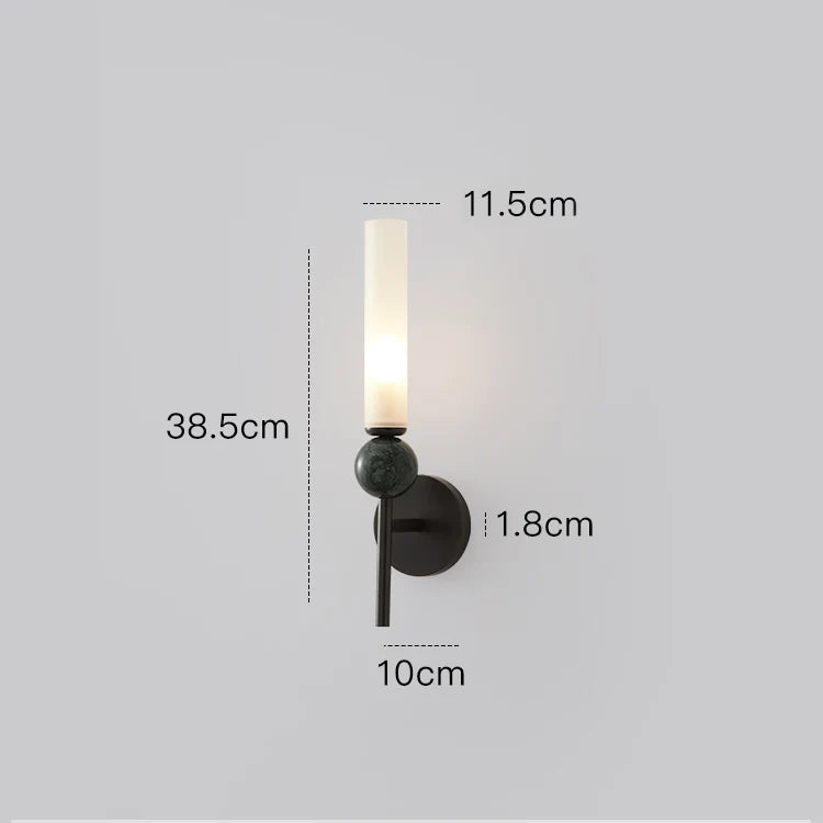 DecorBites™ Copper Wine Corridor Wall Lamp for TV Background & Bedside, Marble Finishes