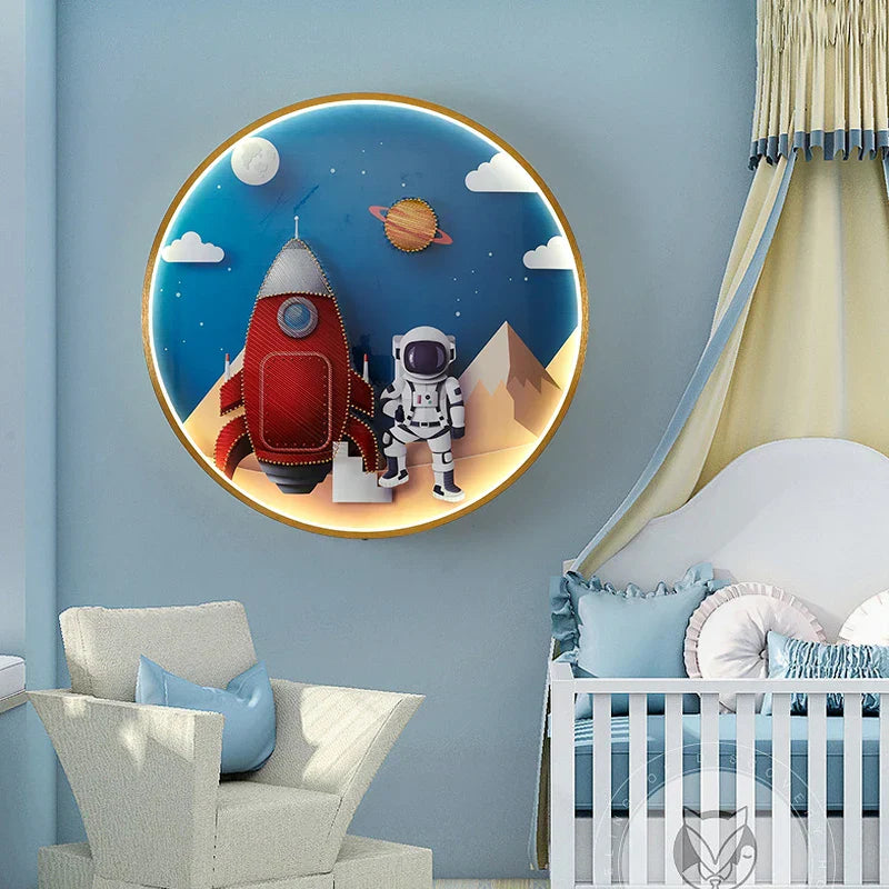LED Fishes Wall Sconce