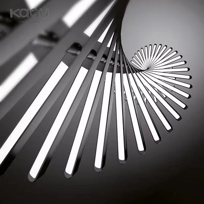 DecorBites™ LED Fishbone Pendant Chandelier for Modern Nordic Decor