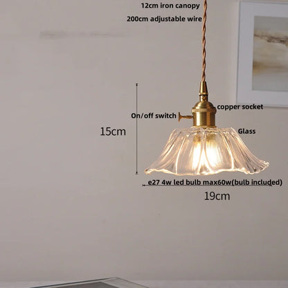 DecorBites™ Ice Cube Glass LED Pendant Light Modern Home Decor Hanging Lamp