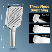 Chrome Rain Shower Head Single-Head High-Pressure
