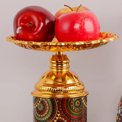 DecorBites™ Fruit Platter Desk Lamp: Rechargeable, Romantic Night Light for Living Room, Bedroom