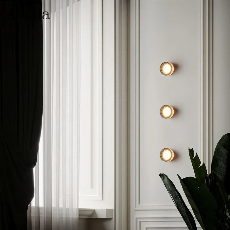 DecorBites™ Acrylic Sconce LED Wall Lamp for Luxury Living Room & Bathroom