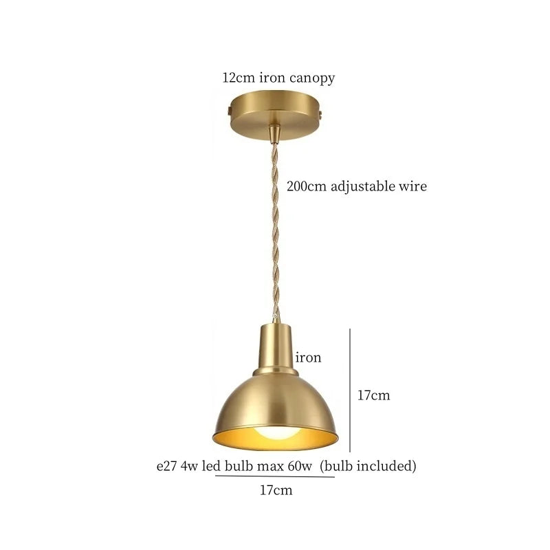 DecorBites™ Iron Art LED Pendant Lights for Home Decor & Lighting