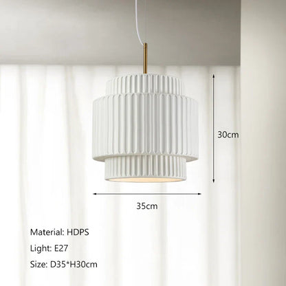 DecorBites™ Cream Wind LED Chandelier: Nordic Minimalist Wabi Sabi Style for Dining Room, Bedroom & Bar