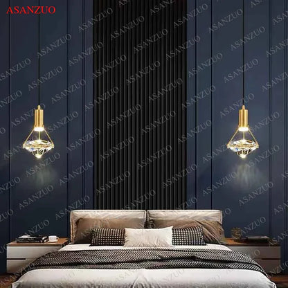 DecorBites™ Crystal Diamond LED Wall Sconce for Luxury Home Decor Lighting