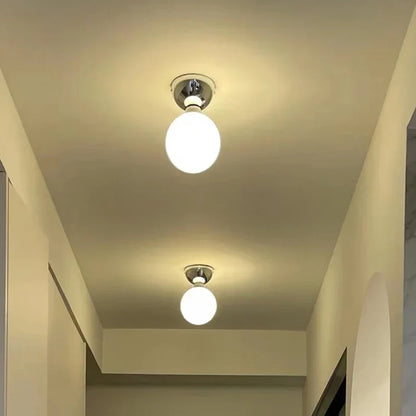 DecorBites™ Glass Iron LED Ceiling Light - Modern Nordic Style Lighting Fixtures