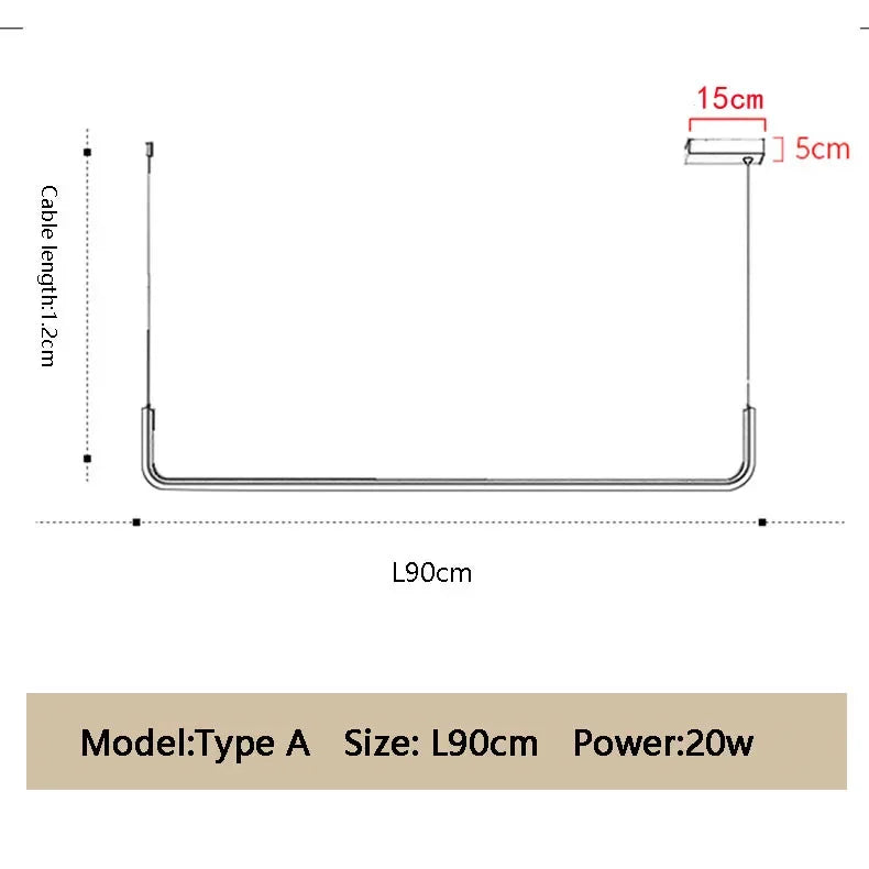 DecorBites™ LED Chandelier: Modern Black Gold Dimmable Lighting for Dining Room, Kitchen Table