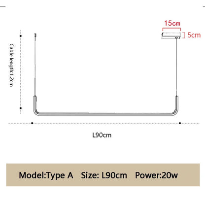 DecorBites™ LED Chandelier: Modern Black Gold Dimmable Lighting for Dining Room, Kitchen Table