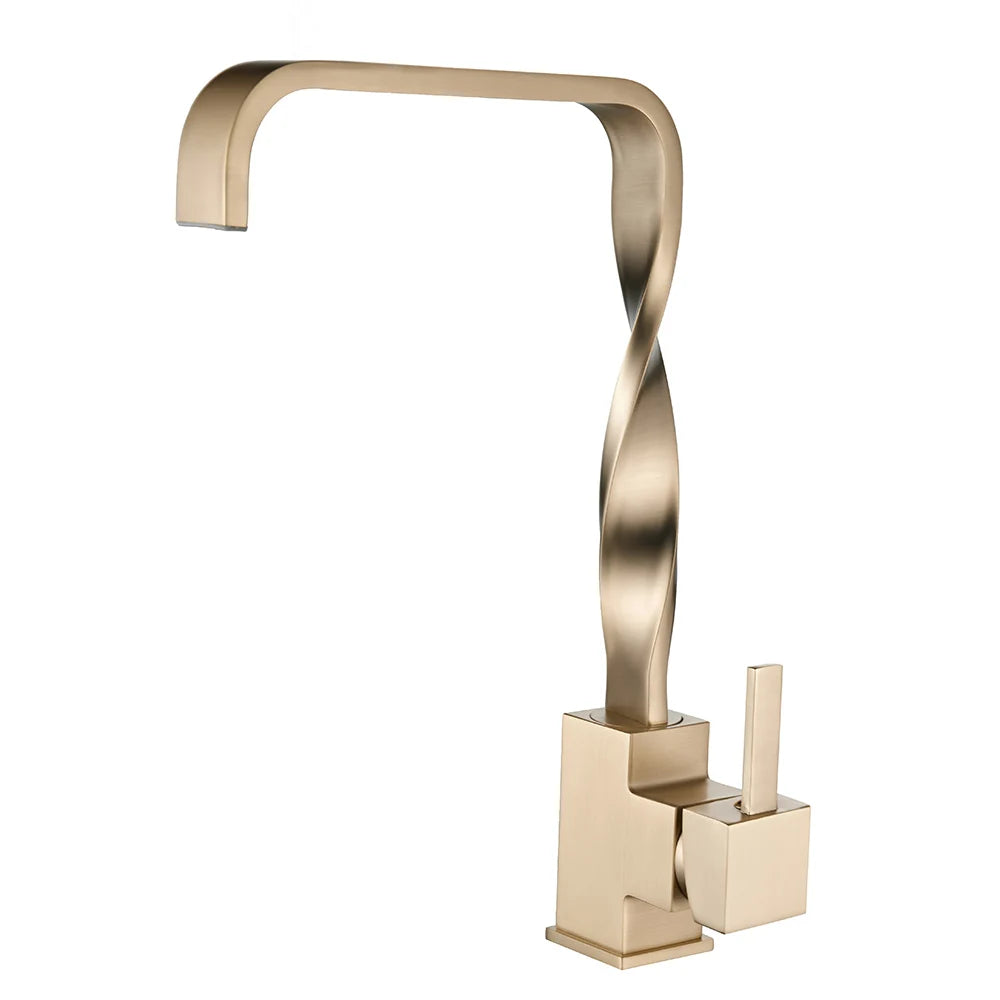 Gold Bathroom Basin Faucet Mixer