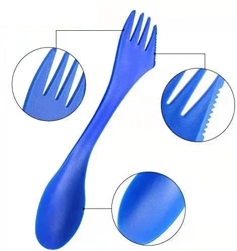 Compact Travel Spork Set
