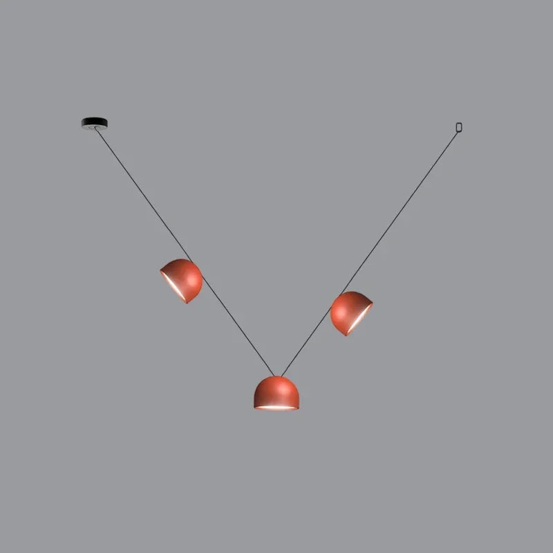 DecorBites™ LED Belt Chandelier Pendant Light for Dimmable Indoor Lighting in Living Room