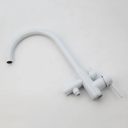 DecorBites™ Dual Handle Bathtub Faucet Set with Hand Shower, Floor Mounted Hot Cold Mixer