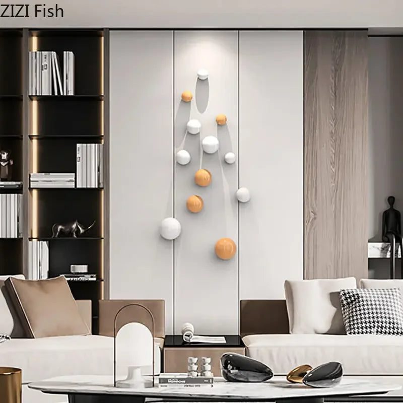 Gold Ball Wall Ornaments