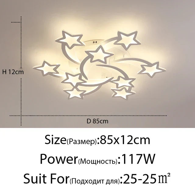 Acrylic Remote Ceiling Light