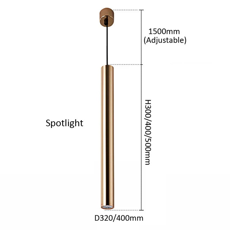 DecorBites™ Gold LED Pendant Light - European Style Home & Restaurant Decor