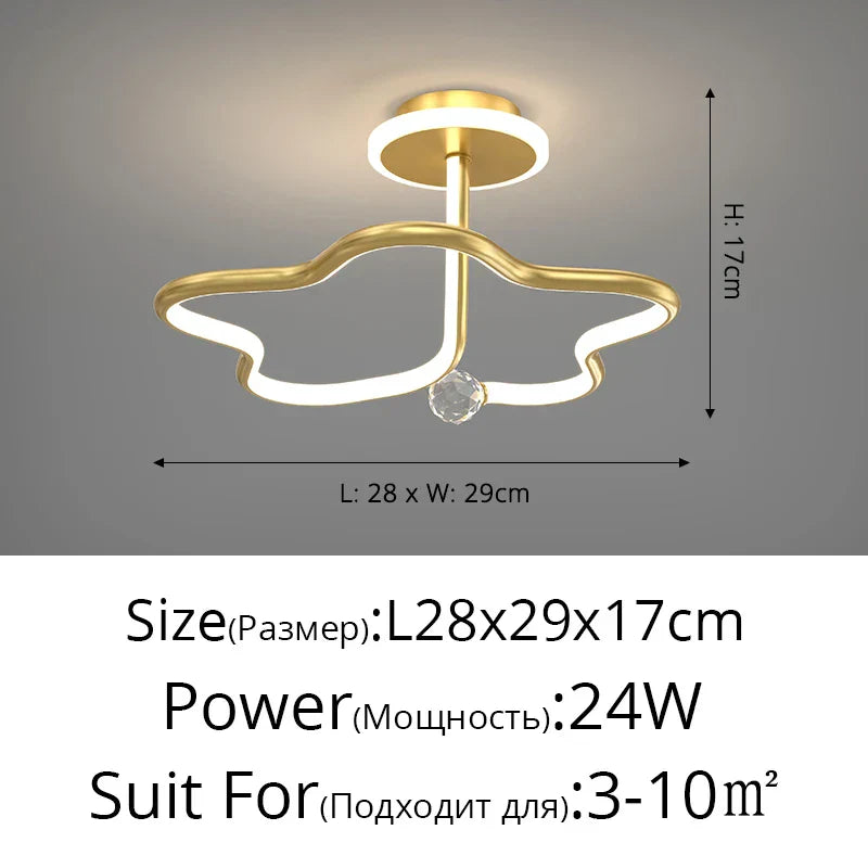 DecorBites™ LED Ceiling Light Chandelier for Home Decor Lighting Fixture