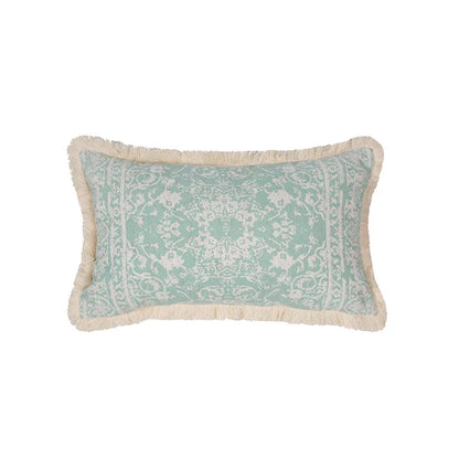 DecorBites™ Cotton Crochet Tassel Cushion Cover for Sofa Lumbar Backrest Home Decor