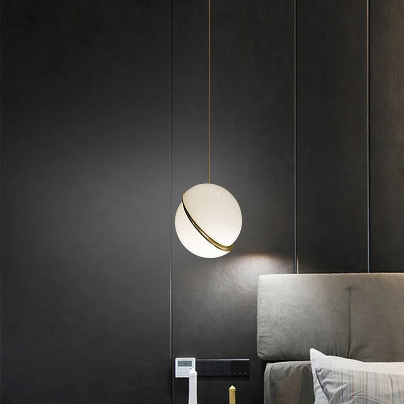 Nordic Glass Ball Chandelier 25cm Diameter