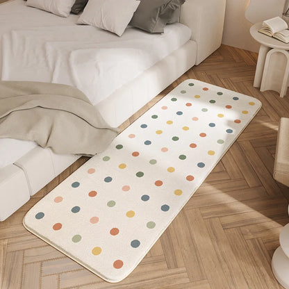 DecorBites™ Cozy Faux Lamb Wool Bedside Rug for Bedroom Decor Anti-Slip Soft Living Room Carpet